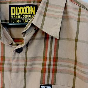 DIXXON Flannel Company Shirt Sleeve Button Down, XL, LNWT